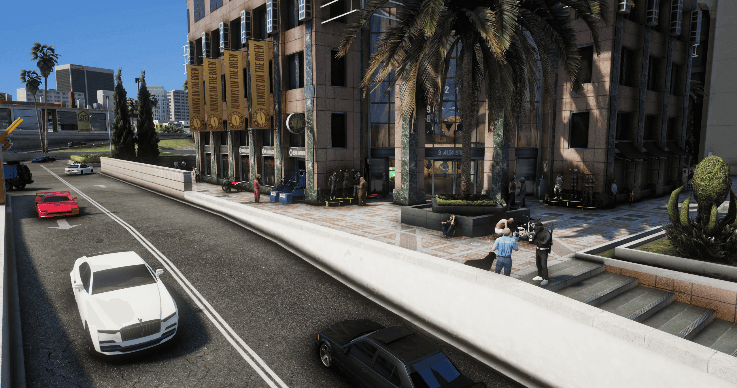 Infinity FiveM GTA RP -pelinäkymä 2